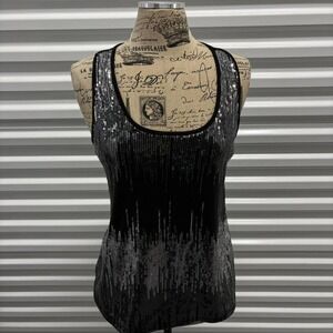 Late 90s Y2K sequin tank top.